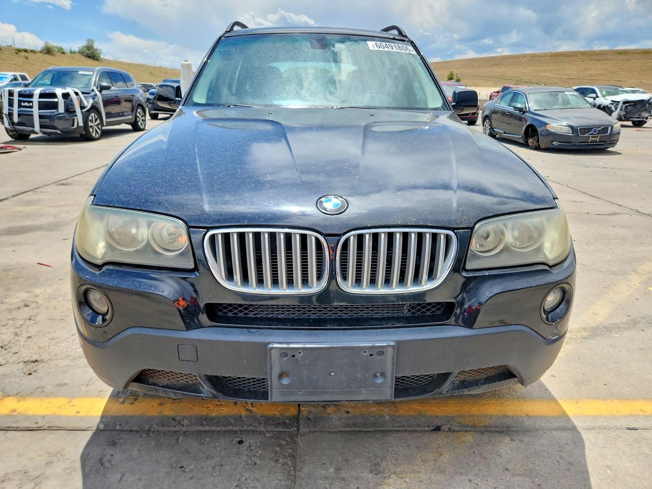 2007 Bmw X3 3.0si Black vin: WBXPC93427WF14793