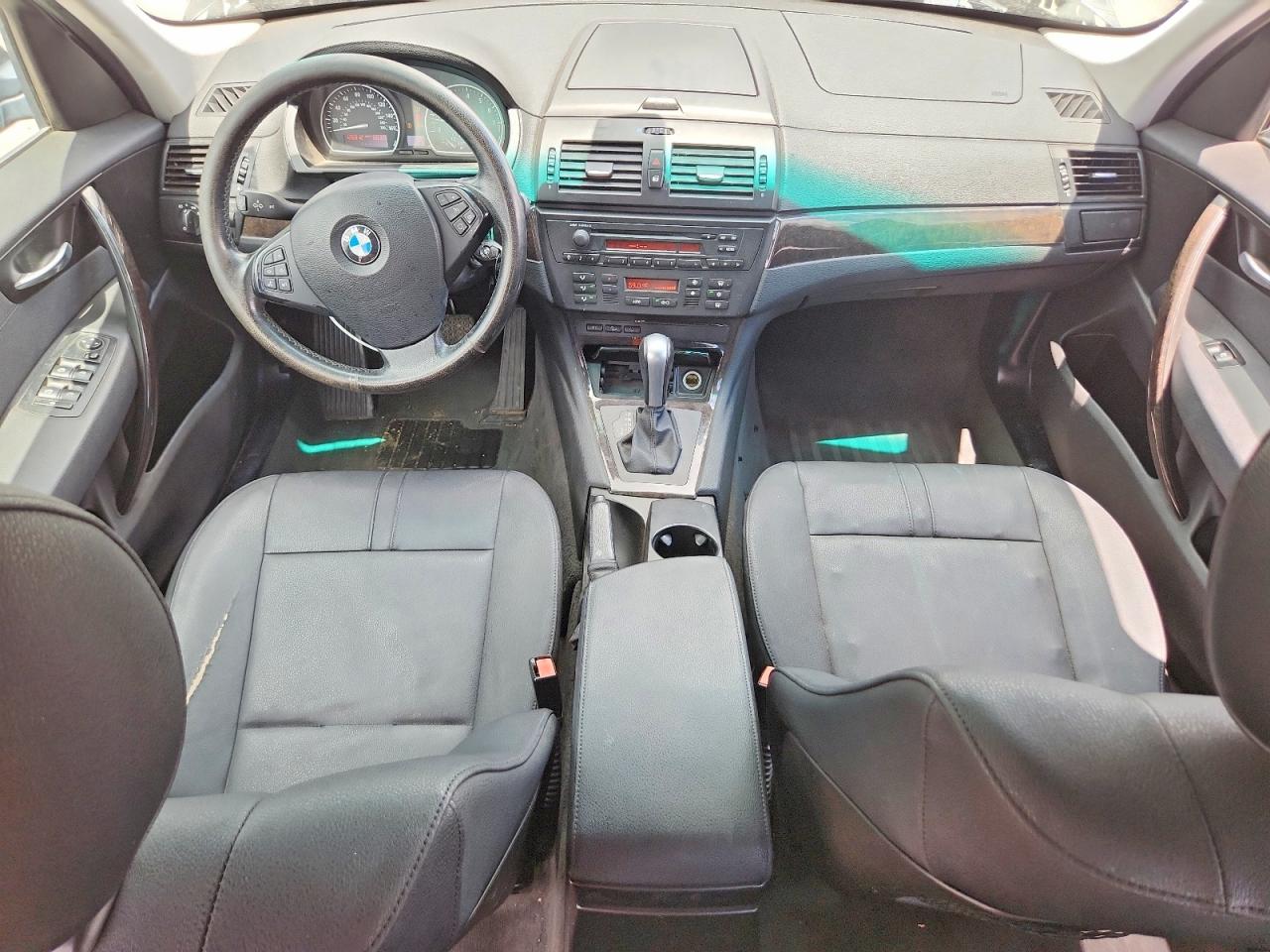 2007 Bmw X3 3.0si Black vin: WBXPC93427WF14793
