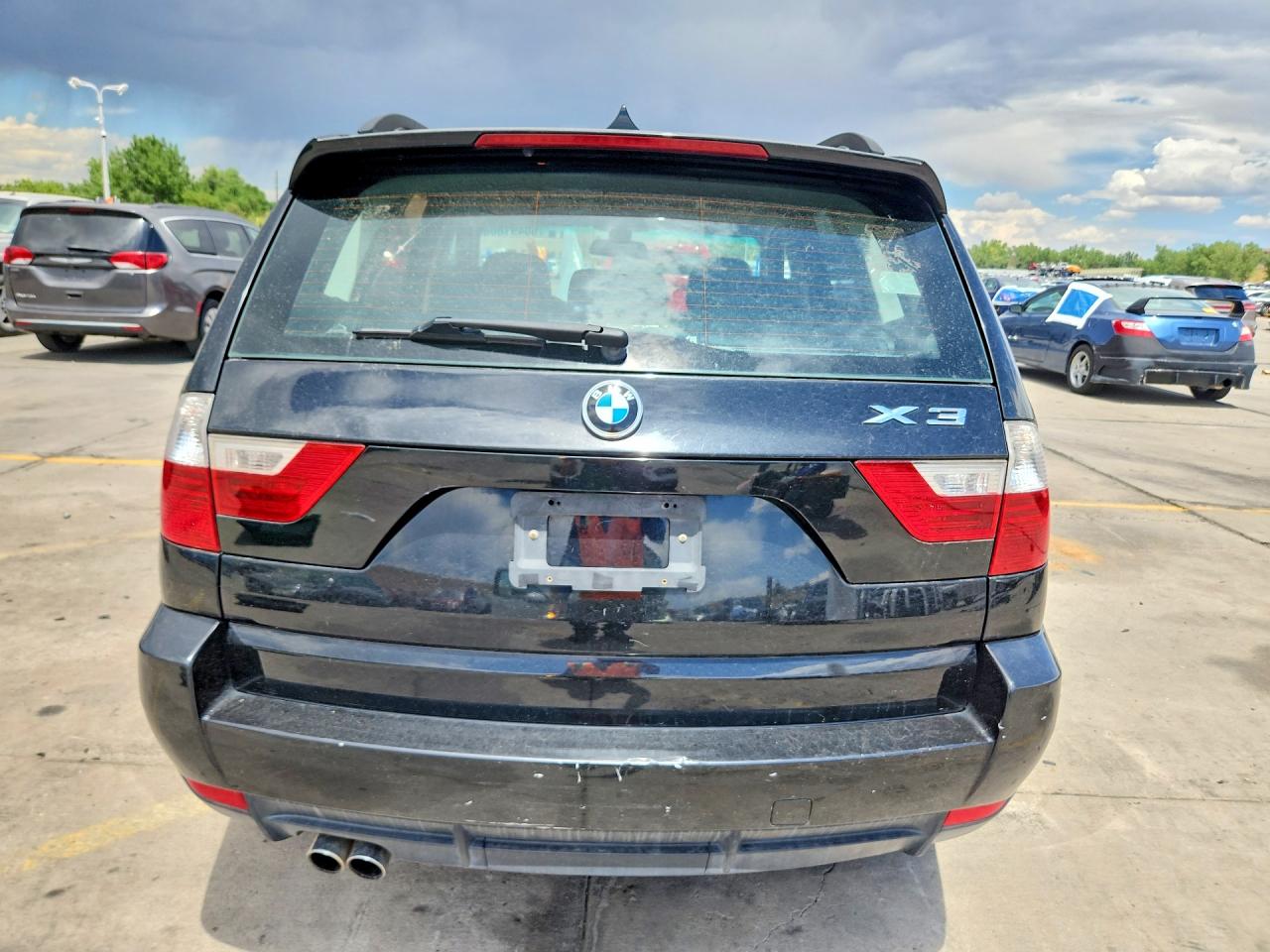2007 Bmw X3 3.0si Black vin: WBXPC93427WF14793