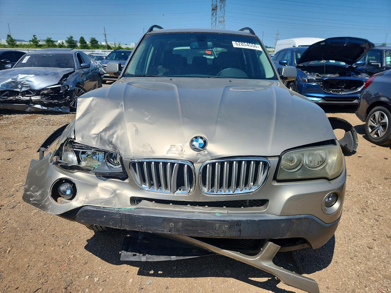 2008 Bmw X3 3.0si Tan vin: WBXPC93428WJ18135