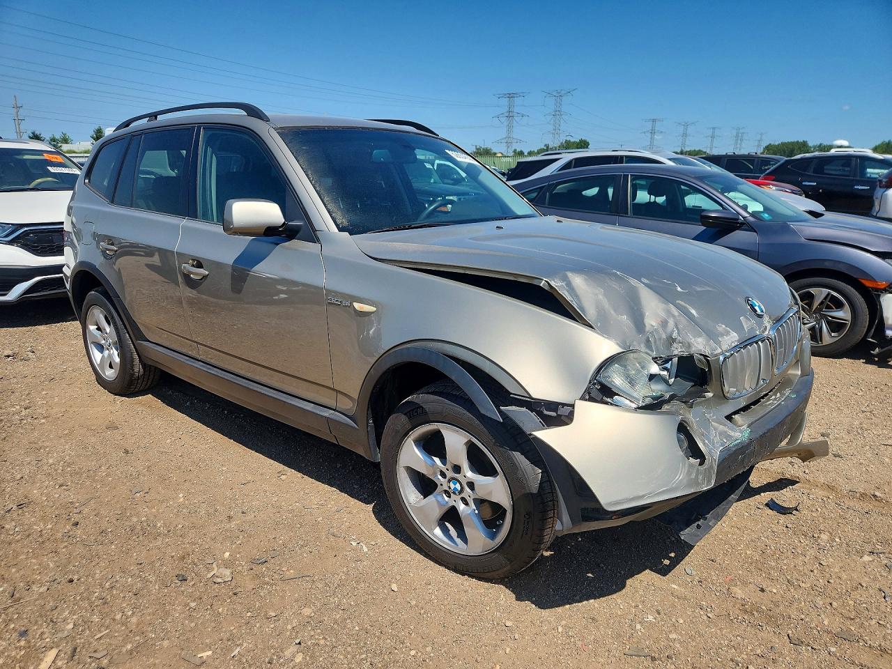 2008 Bmw X3 3.0si Tan vin: WBXPC93428WJ18135