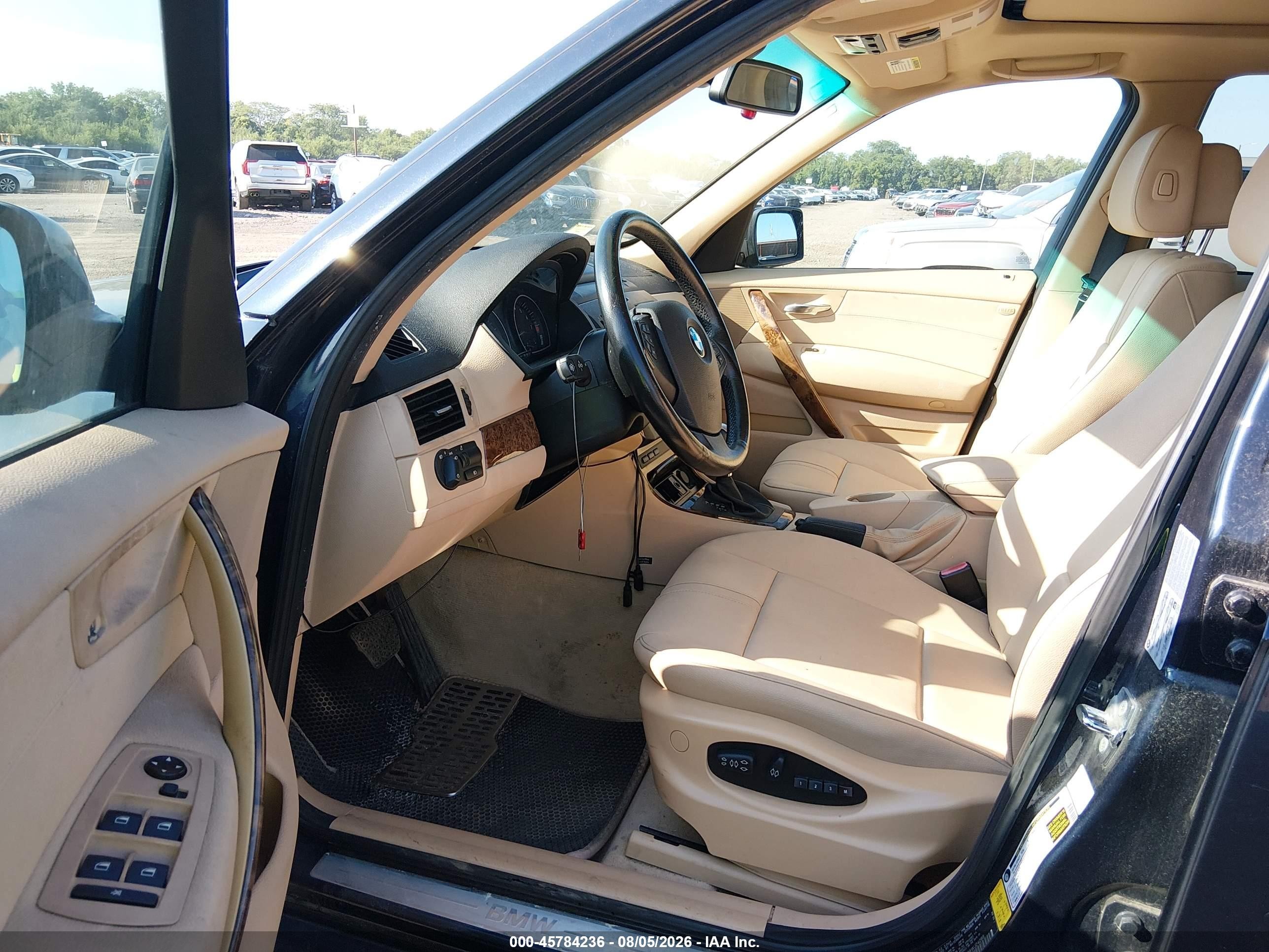 2008 Bmw X3 3.0si Blue vin: WBXPC93428WJ24288