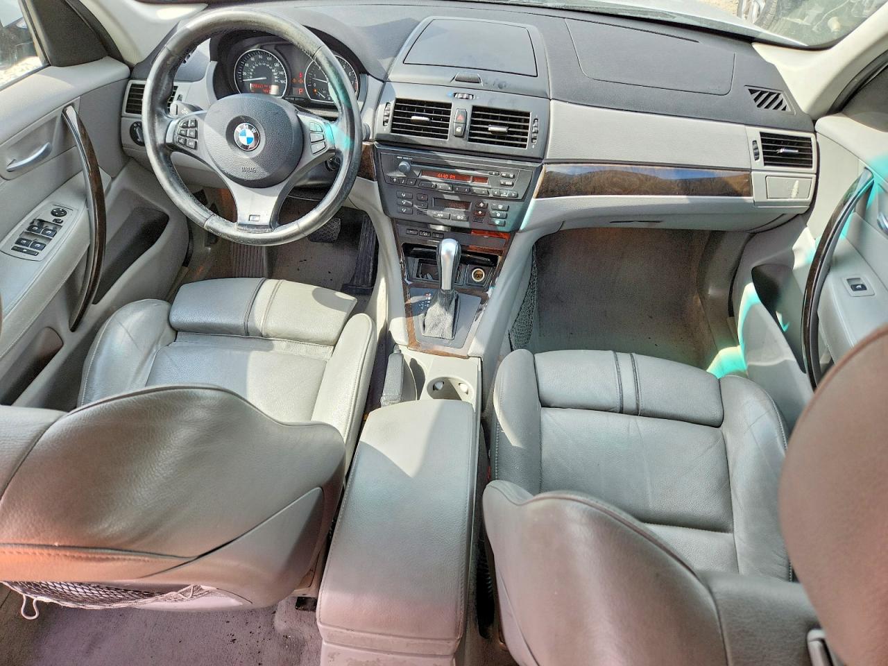 2007 Bmw X3 3.0si Серебряный vin: WBXPC93437WF01776