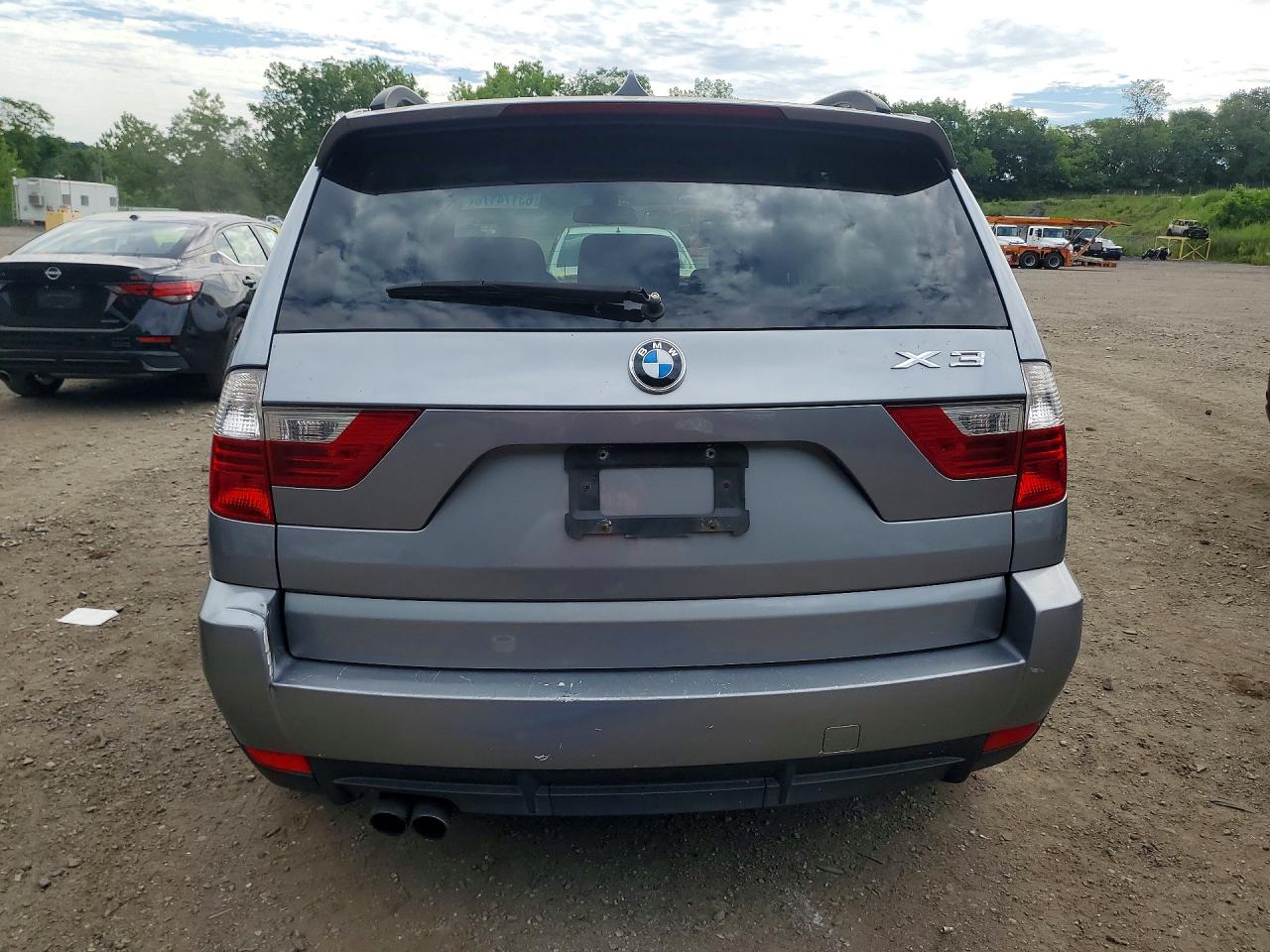 2007 Bmw X3 3.0si Серый vin: WBXPC93437WF06928