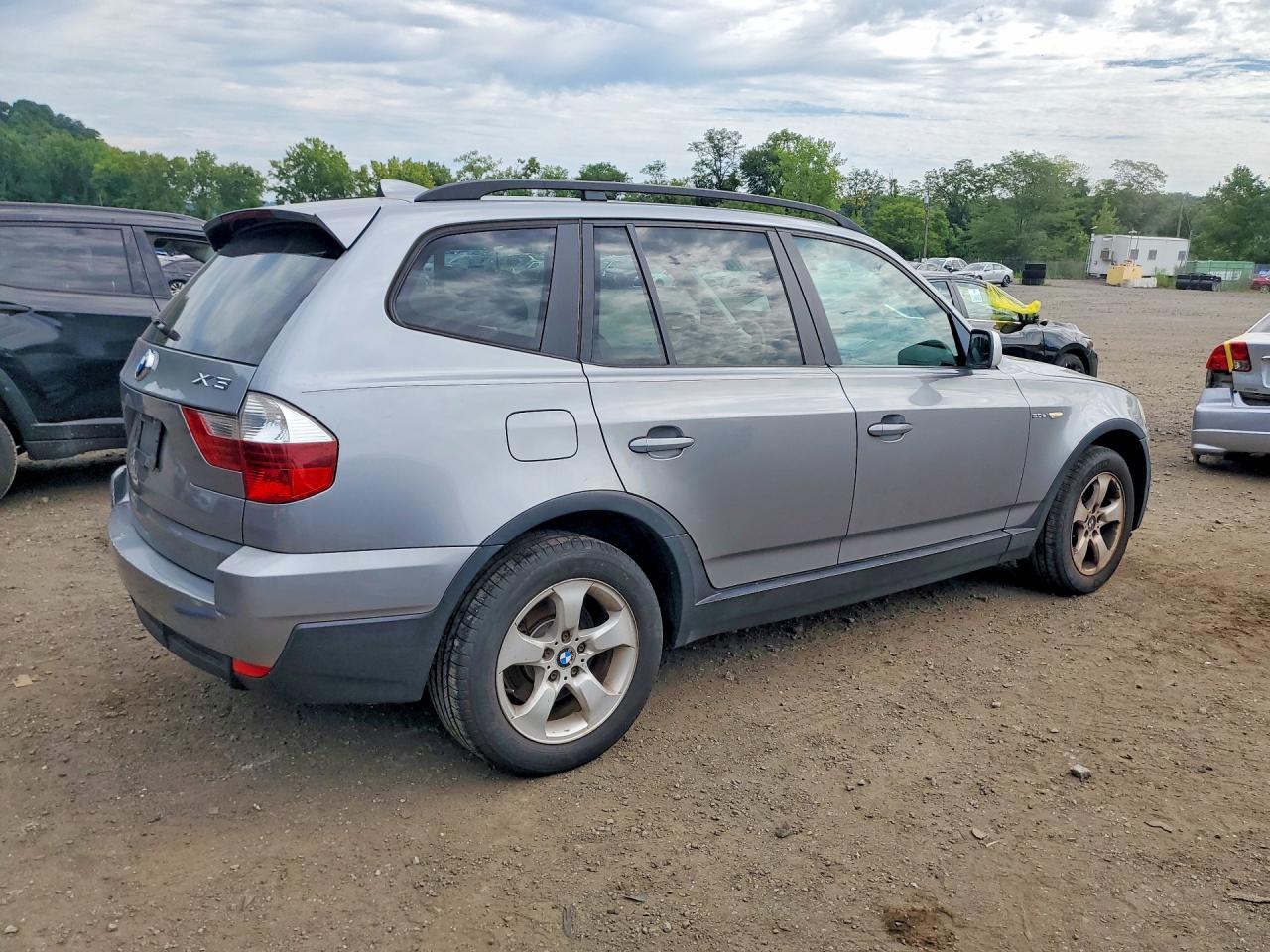 2007 Bmw X3 3.0si Серый vin: WBXPC93437WF06928