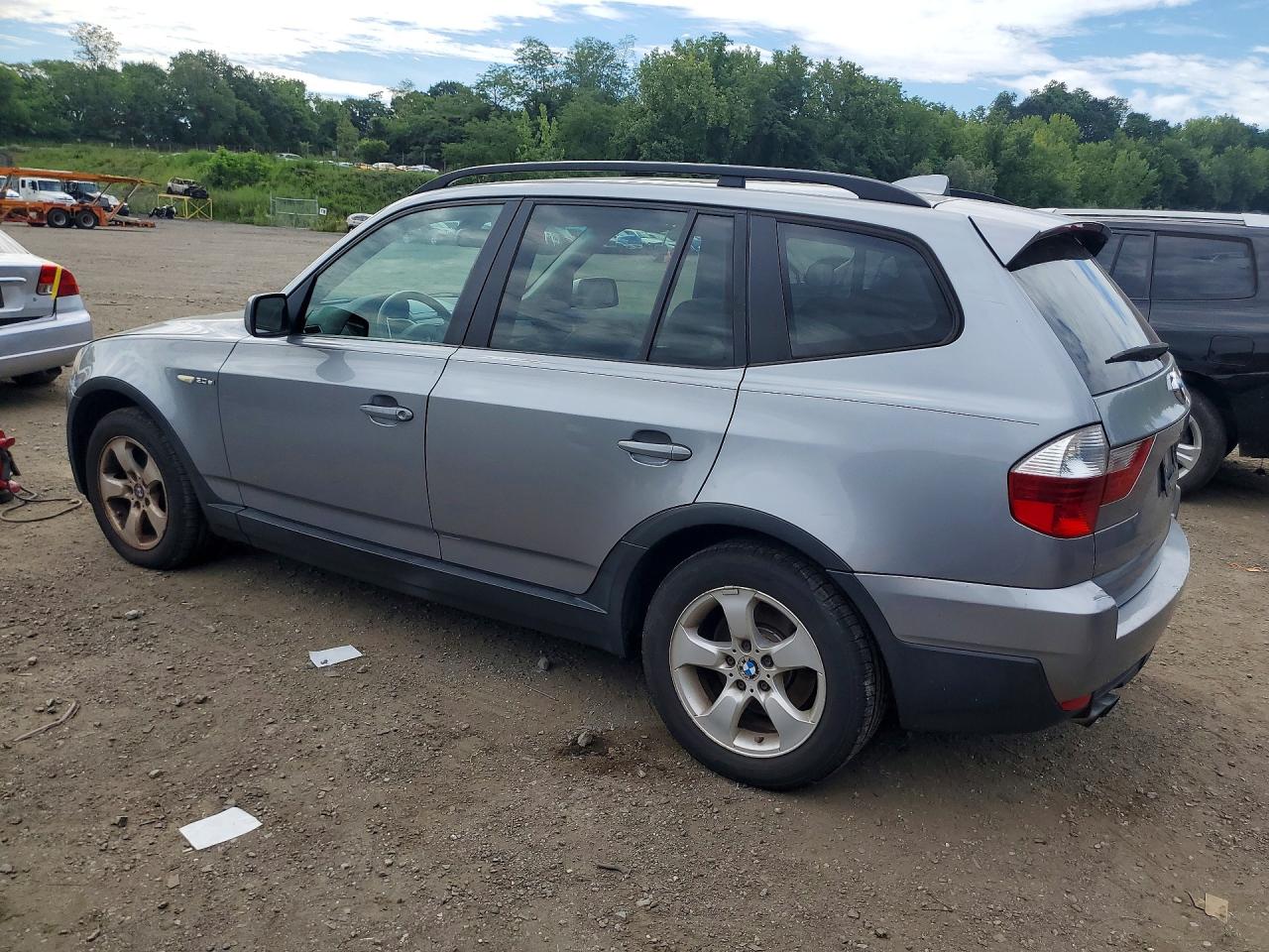 2007 Bmw X3 3.0si Серый vin: WBXPC93437WF06928