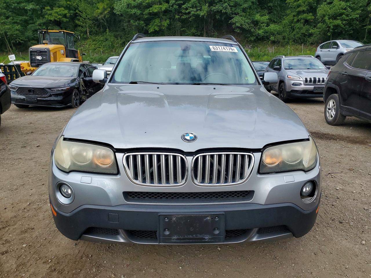 2007 Bmw X3 3.0si Серый vin: WBXPC93437WF06928