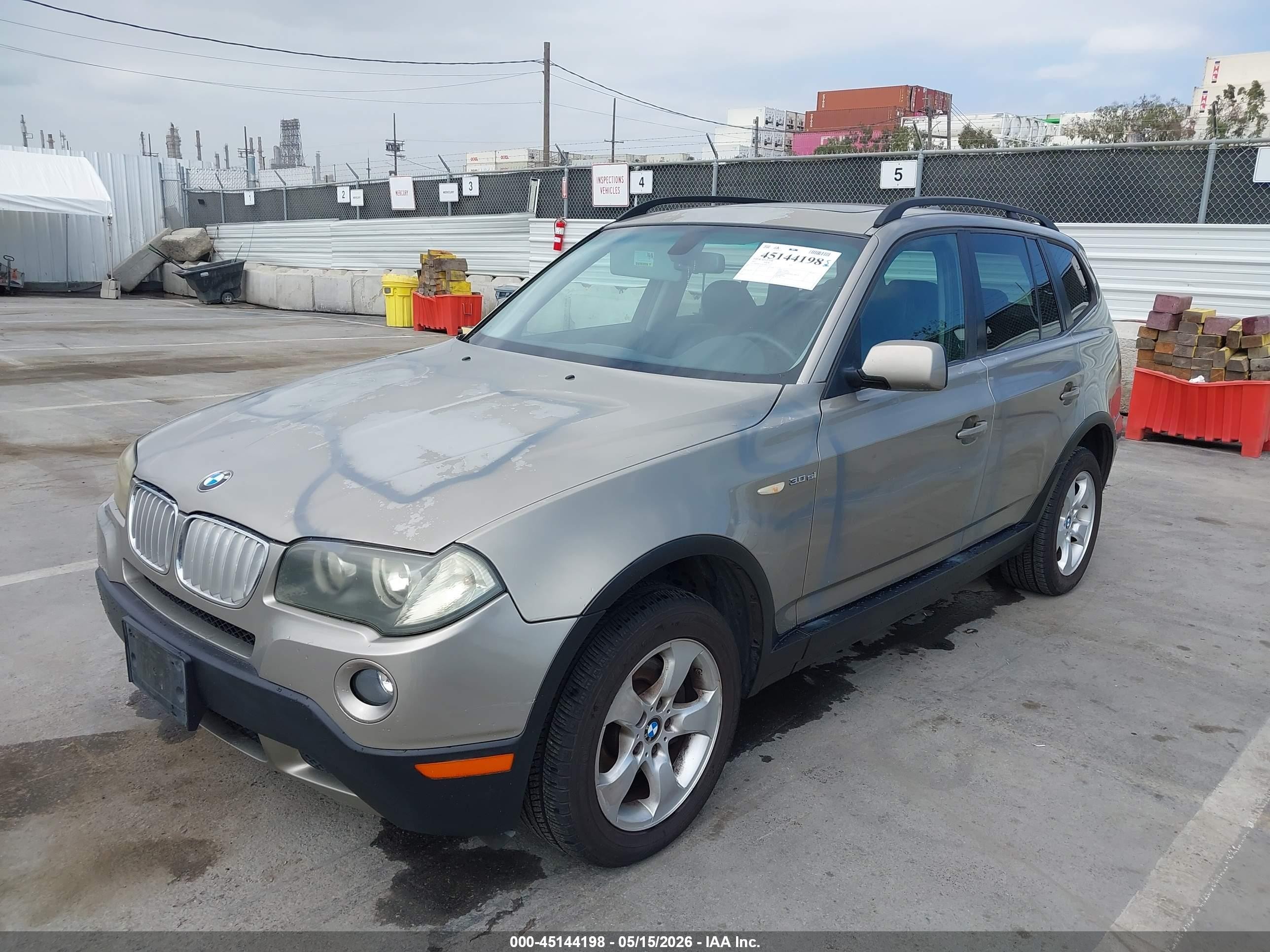 2007 Bmw X3 3.0si Gray vin: WBXPC93437WF12535