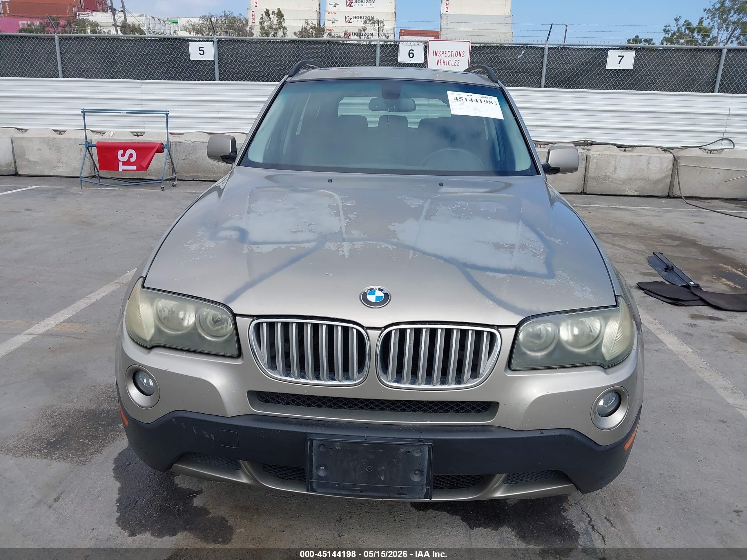 2007 Bmw X3 3.0si Gray vin: WBXPC93437WF12535