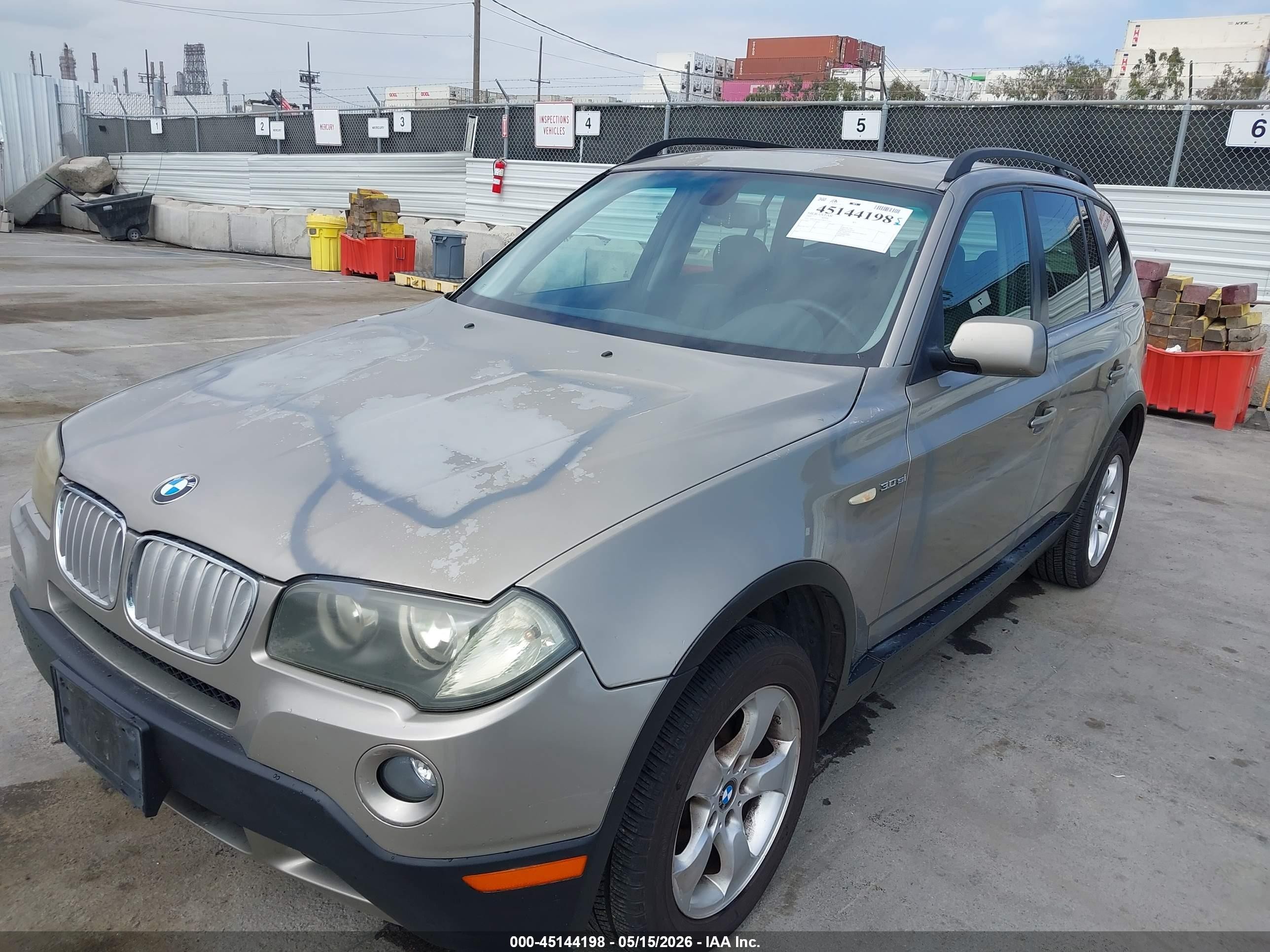 2007 Bmw X3 3.0si Gray vin: WBXPC93437WF12535