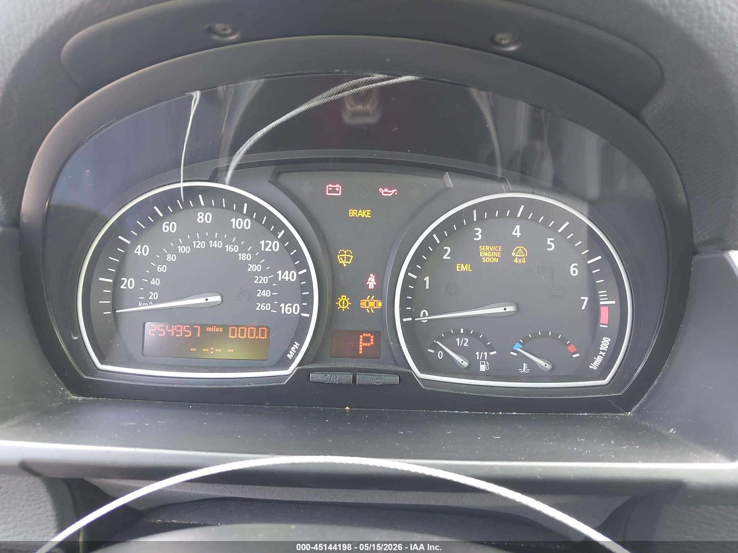 2007 Bmw X3 3.0si Gray vin: WBXPC93437WF12535