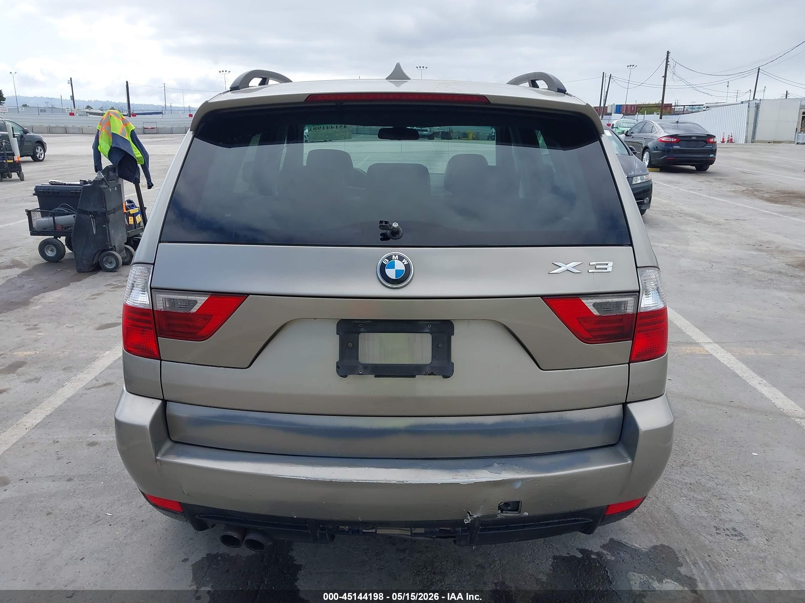 2007 Bmw X3 3.0si Gray vin: WBXPC93437WF12535