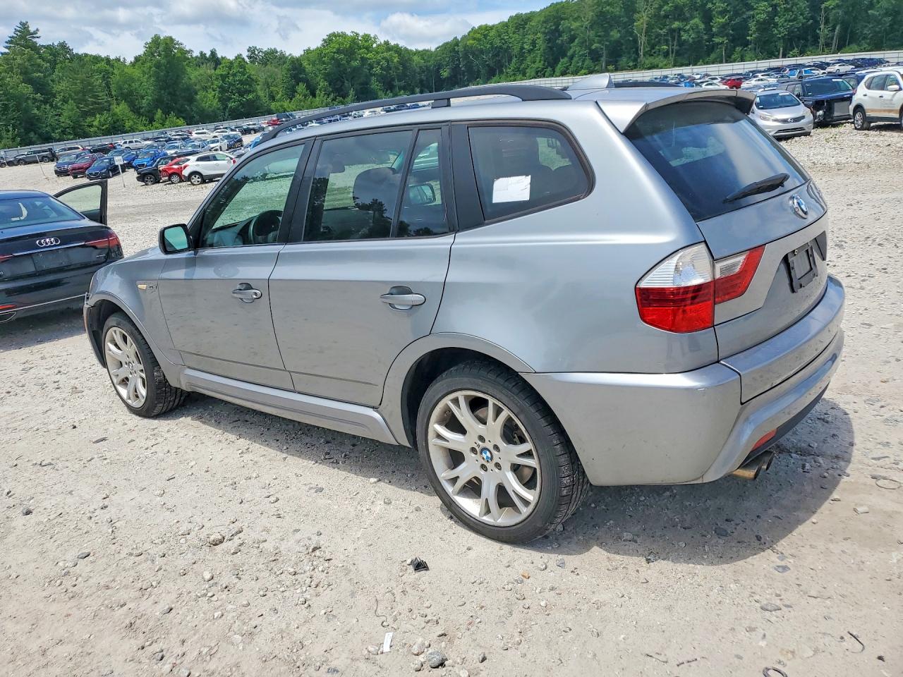2007 Bmw X3 3.0si Silver vin: WBXPC93437WF20117