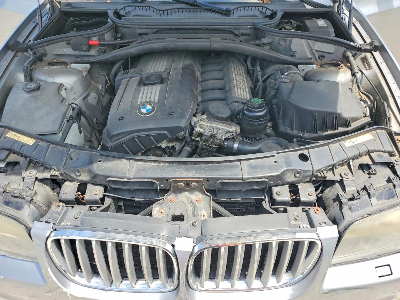 2007 Bmw X3 3.0si Silver vin: WBXPC93437WF20117