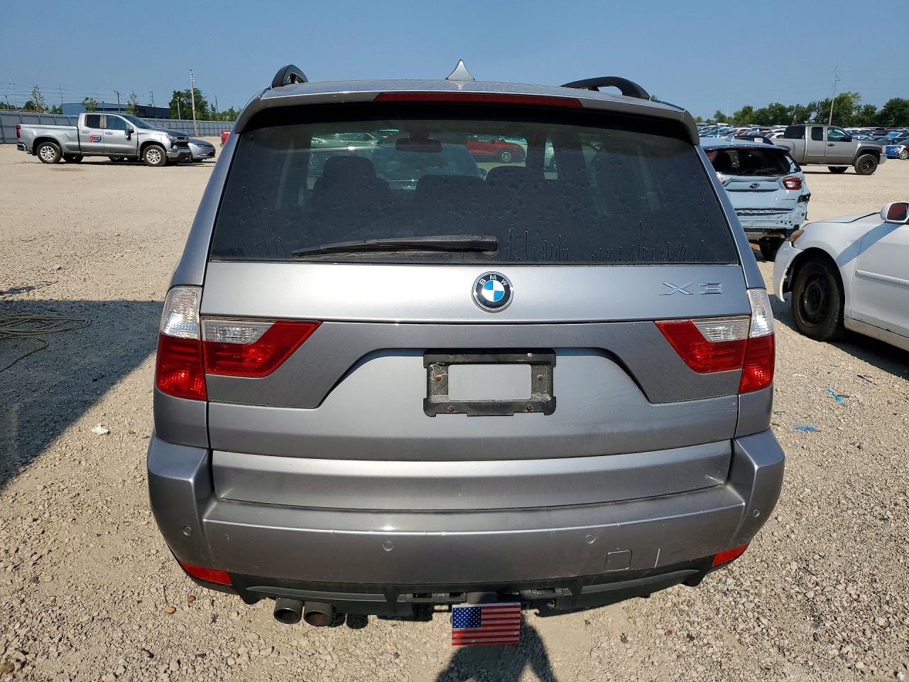 2007 Bmw X3 3.0si Gray vin: WBXPC93437WF23289