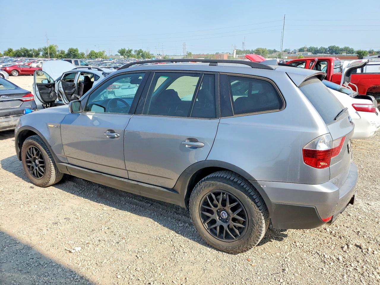 2007 Bmw X3 3.0si Gray vin: WBXPC93437WF23289