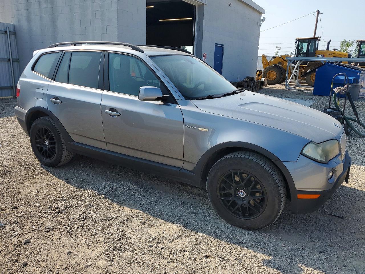 2007 Bmw X3 3.0si Gray vin: WBXPC93437WF23289