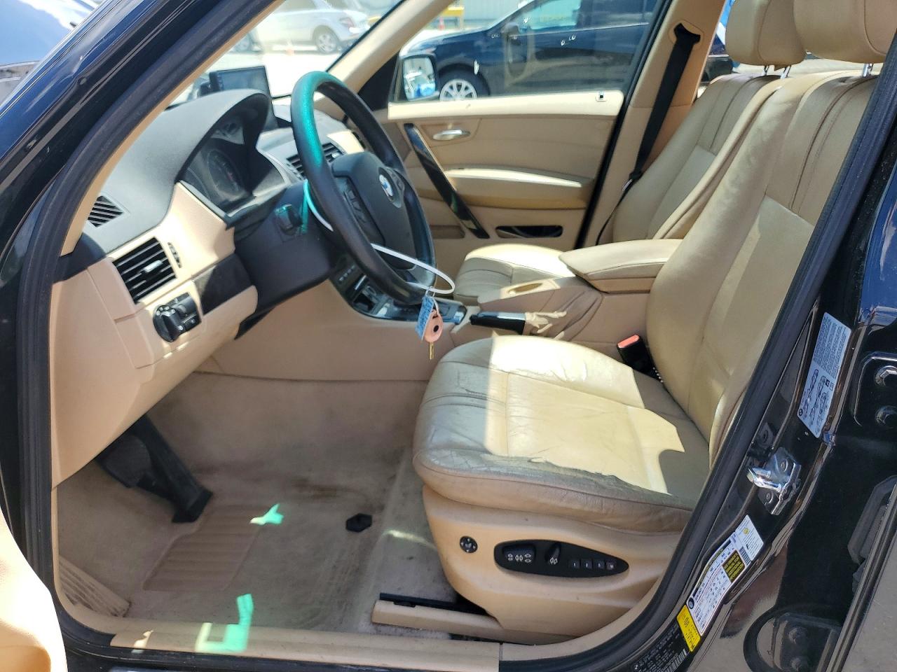 2007 Bmw X3 3.0si Black vin: WBXPC93447WF01835