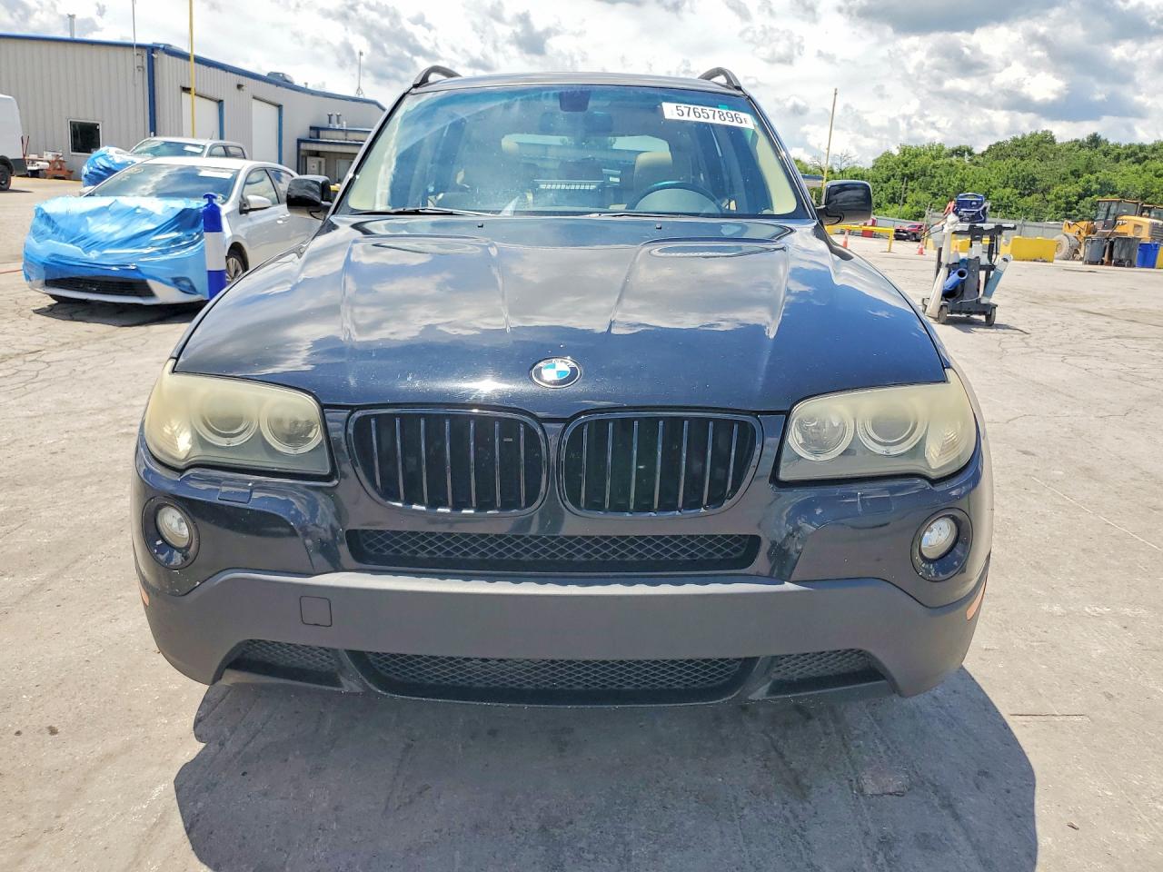 2007 Bmw X3 3.0si Black vin: WBXPC93447WF01835