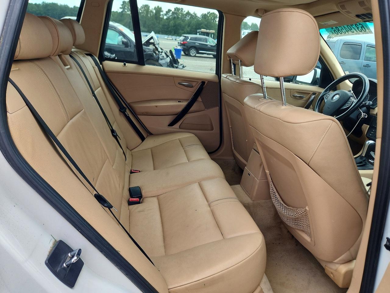 2007 Bmw X3 3.0si Белый vin: WBXPC93447WF24595