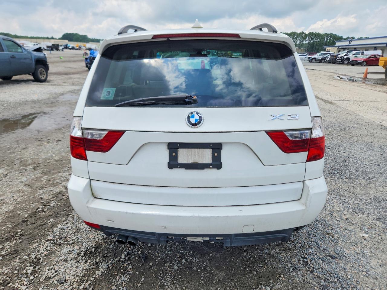 2007 Bmw X3 3.0si Белый vin: WBXPC93447WF24595