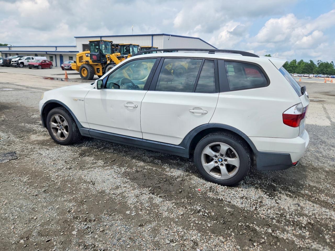2007 Bmw X3 3.0si Белый vin: WBXPC93447WF24595