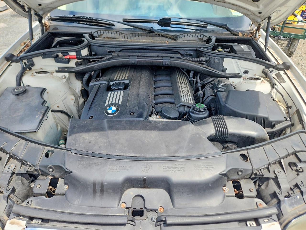 2007 Bmw X3 3.0si Белый vin: WBXPC93447WF24595