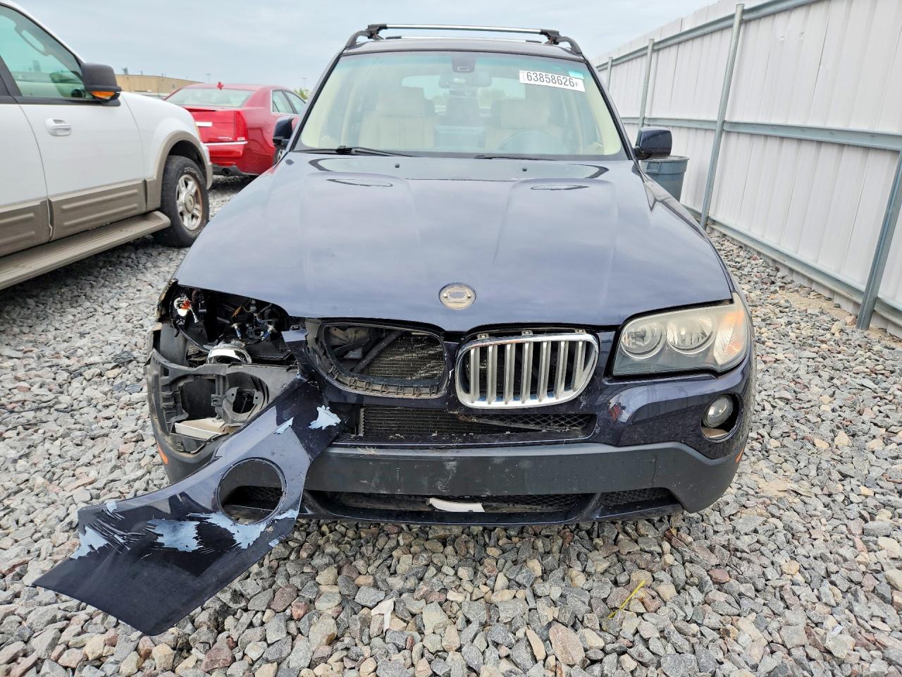 2007 Bmw X3 3.0si Blue vin: WBXPC93447WJ01139