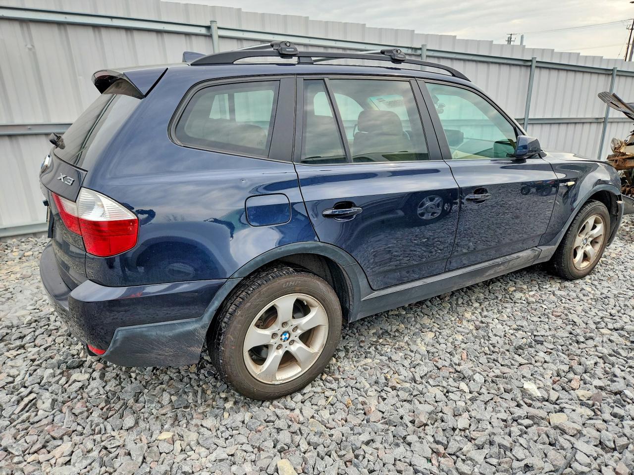 2007 Bmw X3 3.0si Blue vin: WBXPC93447WJ01139