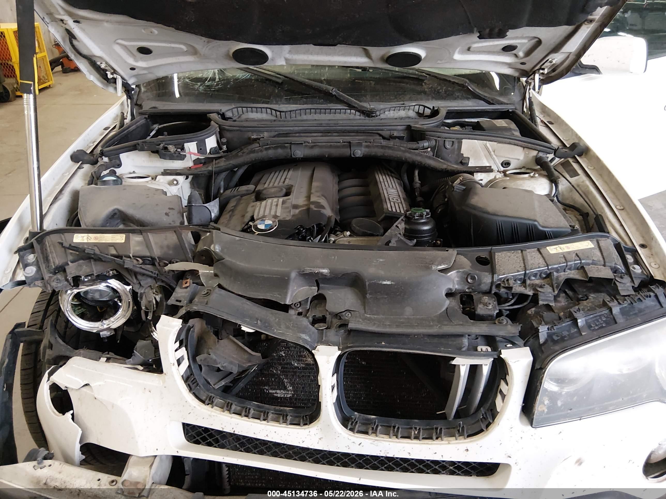 2008 Bmw X3 3.0si Белый vin: WBXPC93448WJ07704