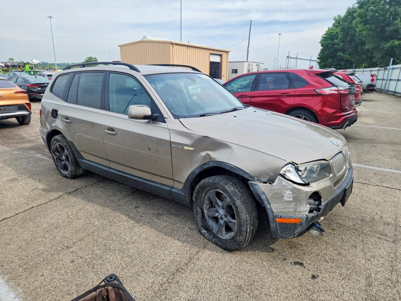 2008 Bmw X3 3.0si Beige vin: WBXPC93448WJ21537