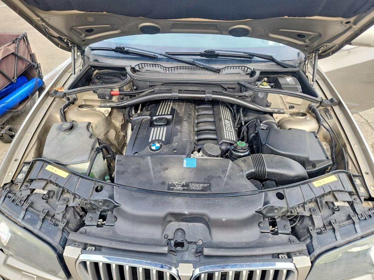 2008 Bmw X3 3.0si Beige vin: WBXPC93448WJ21537