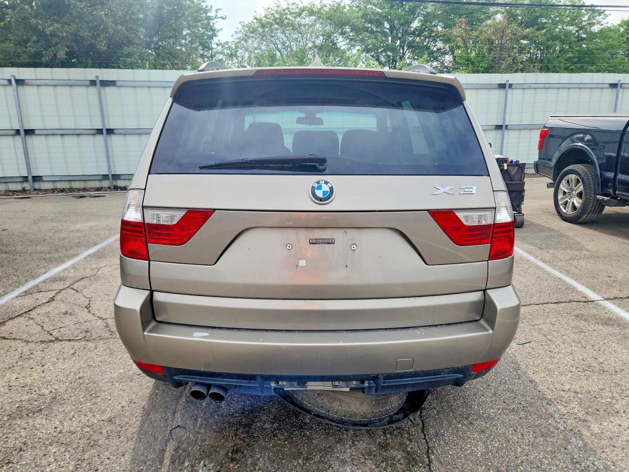 2008 Bmw X3 3.0si Beige vin: WBXPC93448WJ21537