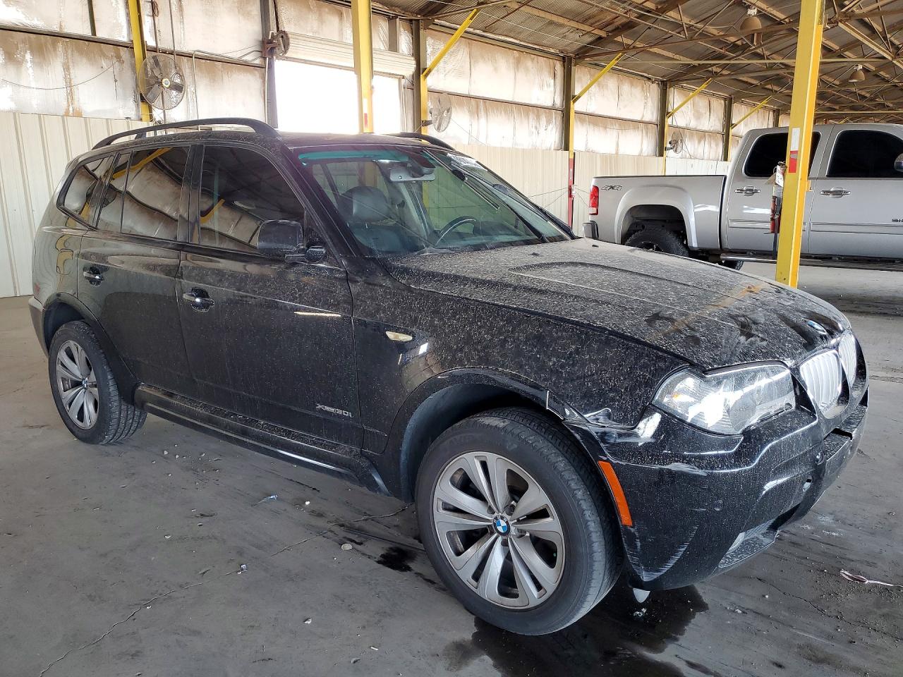 2009 Bmw X3 Xdrive30i Black vin: WBXPC93449WE79175