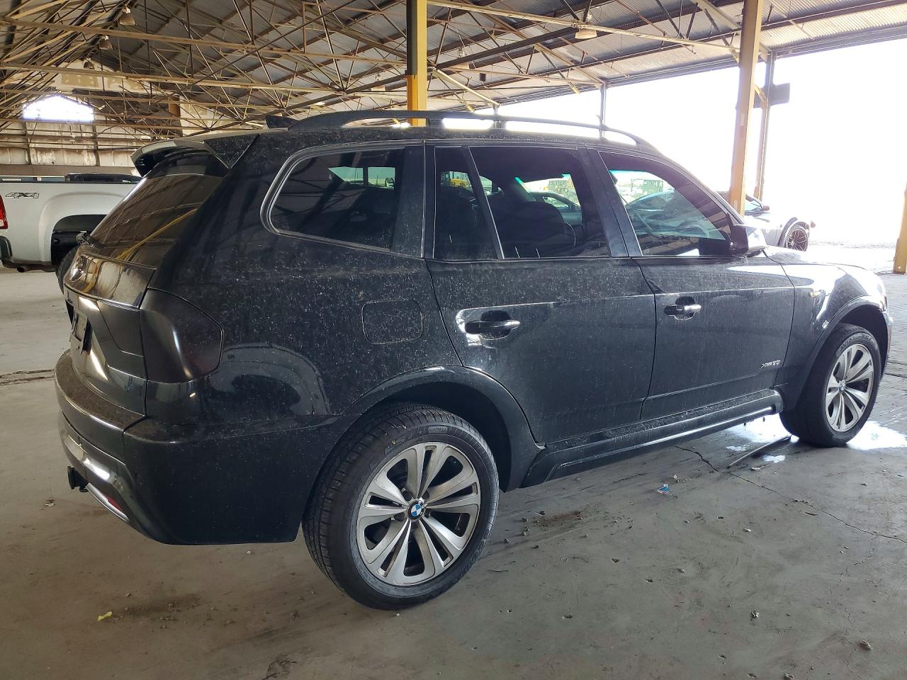 2009 Bmw X3 Xdrive30i Black vin: WBXPC93449WE79175