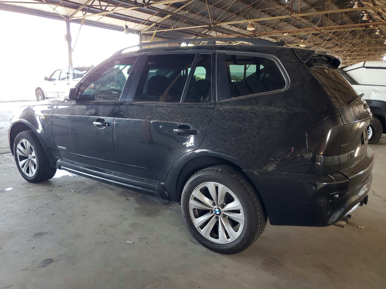 2009 Bmw X3 Xdrive30i Black vin: WBXPC93449WE79175