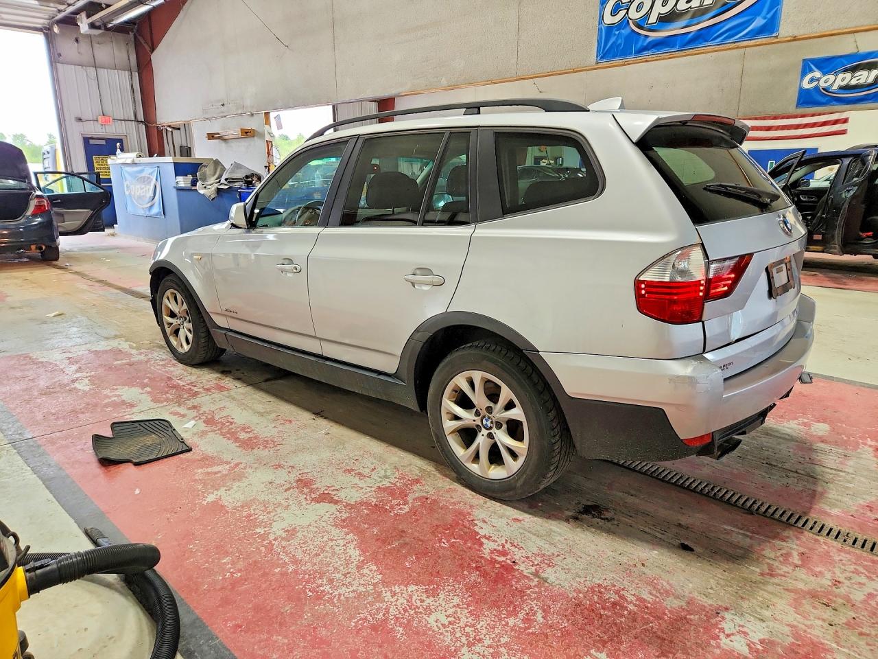 2009 Bmw X3 Xdrive30i Silver vin: WBXPC93449WJ27307