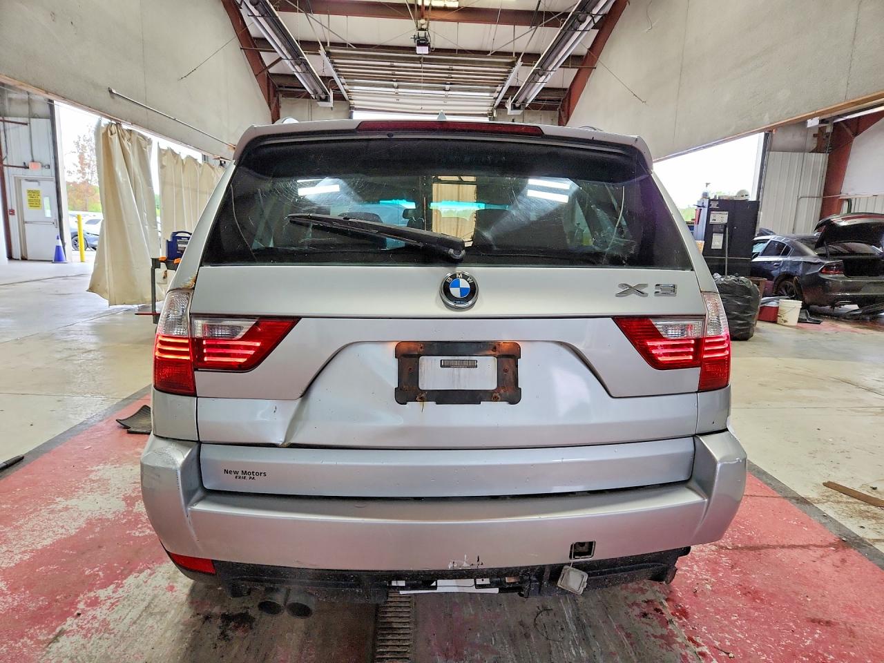 2009 Bmw X3 Xdrive30i Silver vin: WBXPC93449WJ27307