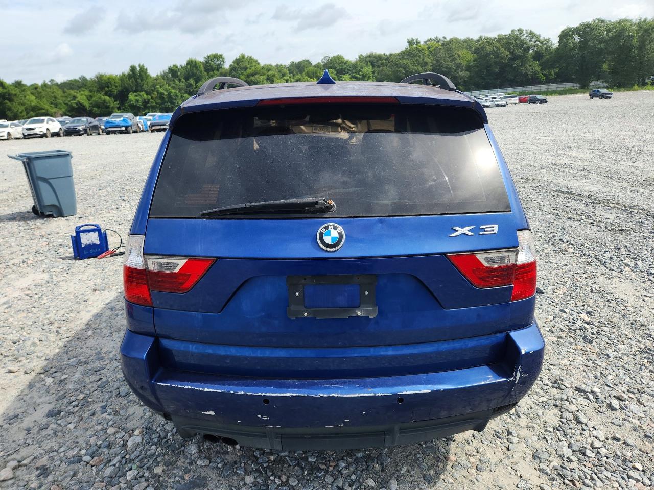 2007 Bmw X3 3.0si Blue vin: WBXPC93457WF00709