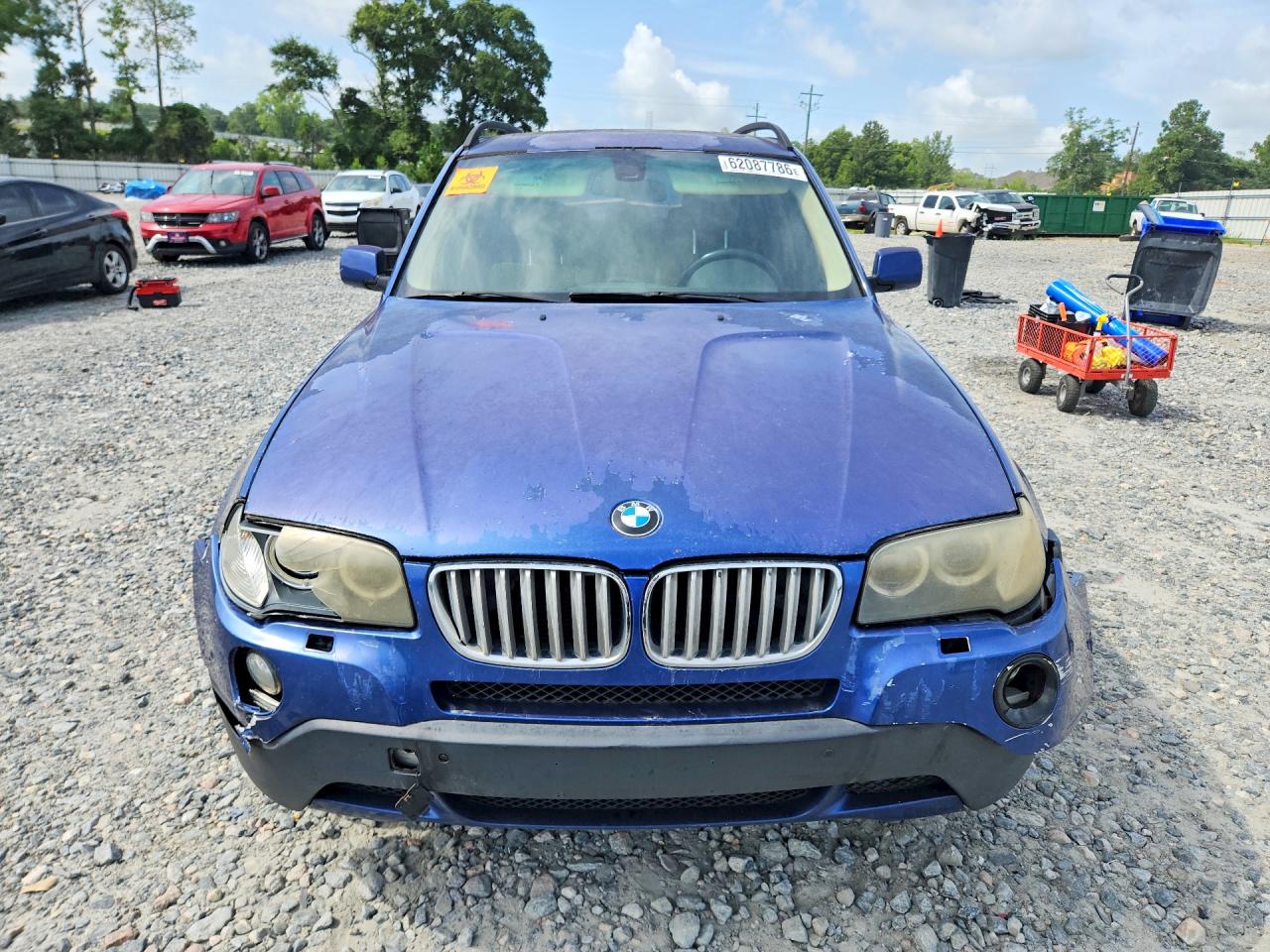 2007 Bmw X3 3.0si Blue vin: WBXPC93457WF00709
