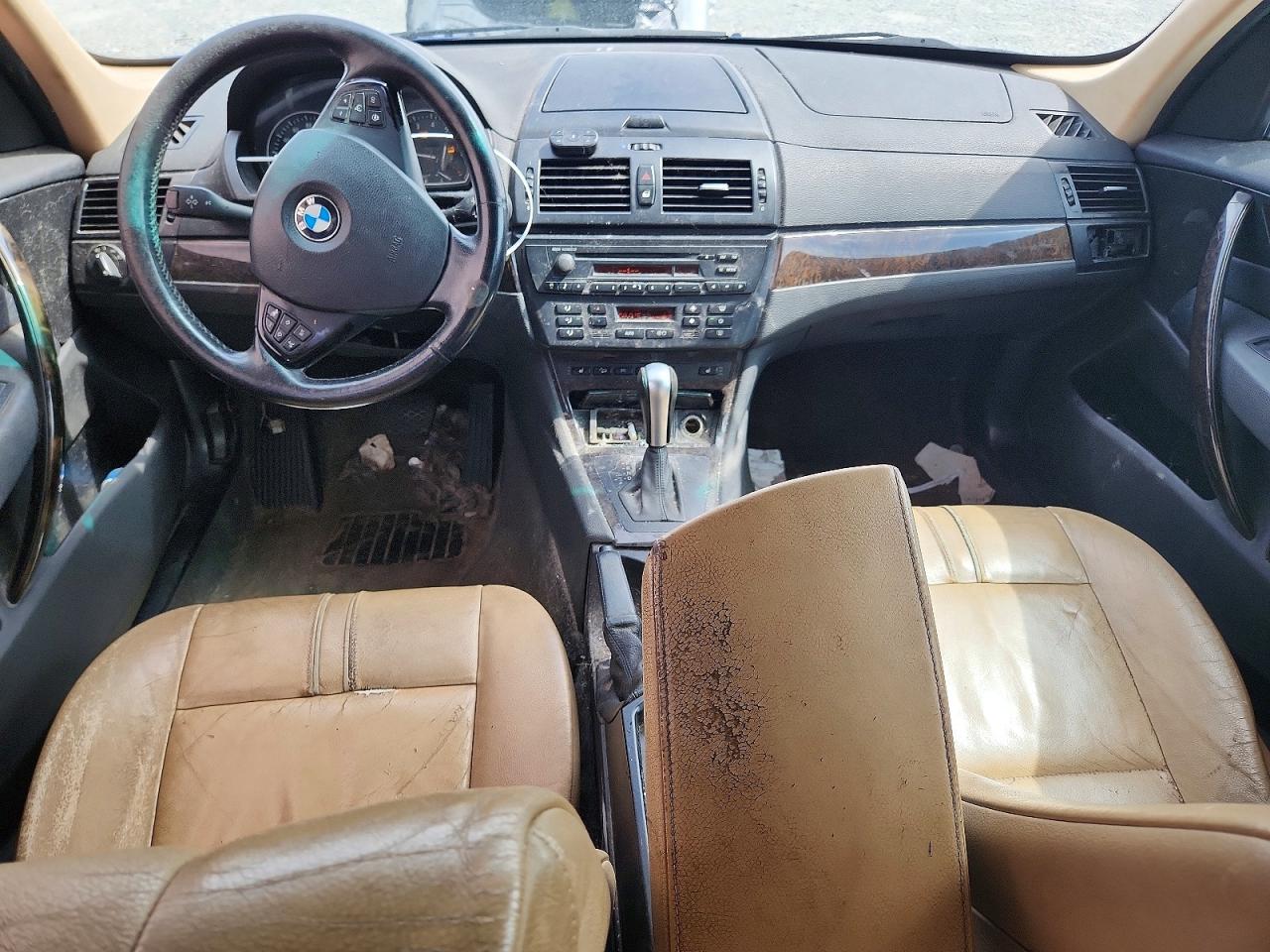 2007 Bmw X3 3.0si Blue vin: WBXPC93457WF00709
