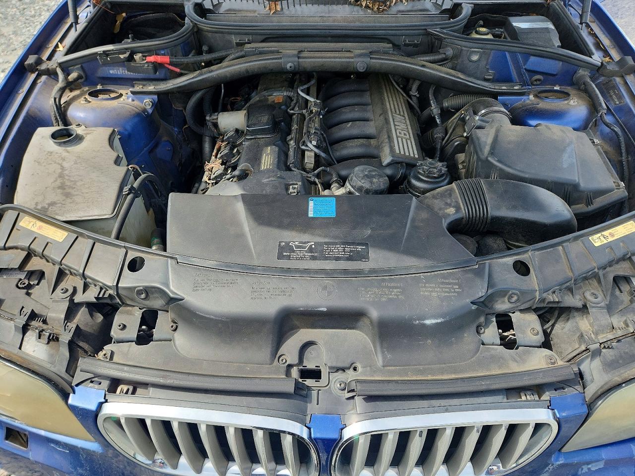 2007 Bmw X3 3.0si Blue vin: WBXPC93457WF00709