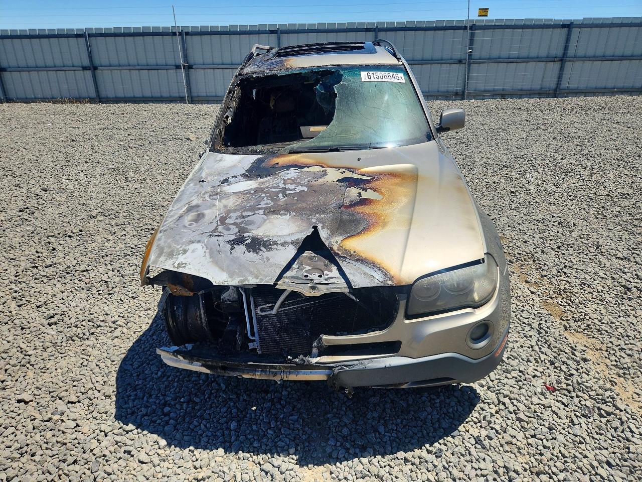 2007 Bmw X3 3.0si Gold vin: WBXPC93457WF11340