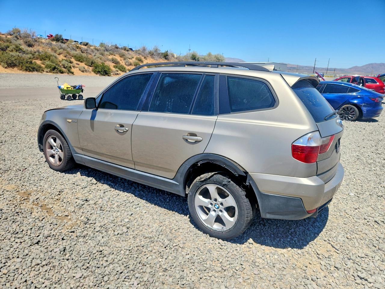 2007 Bmw X3 3.0si Gold vin: WBXPC93457WF11340