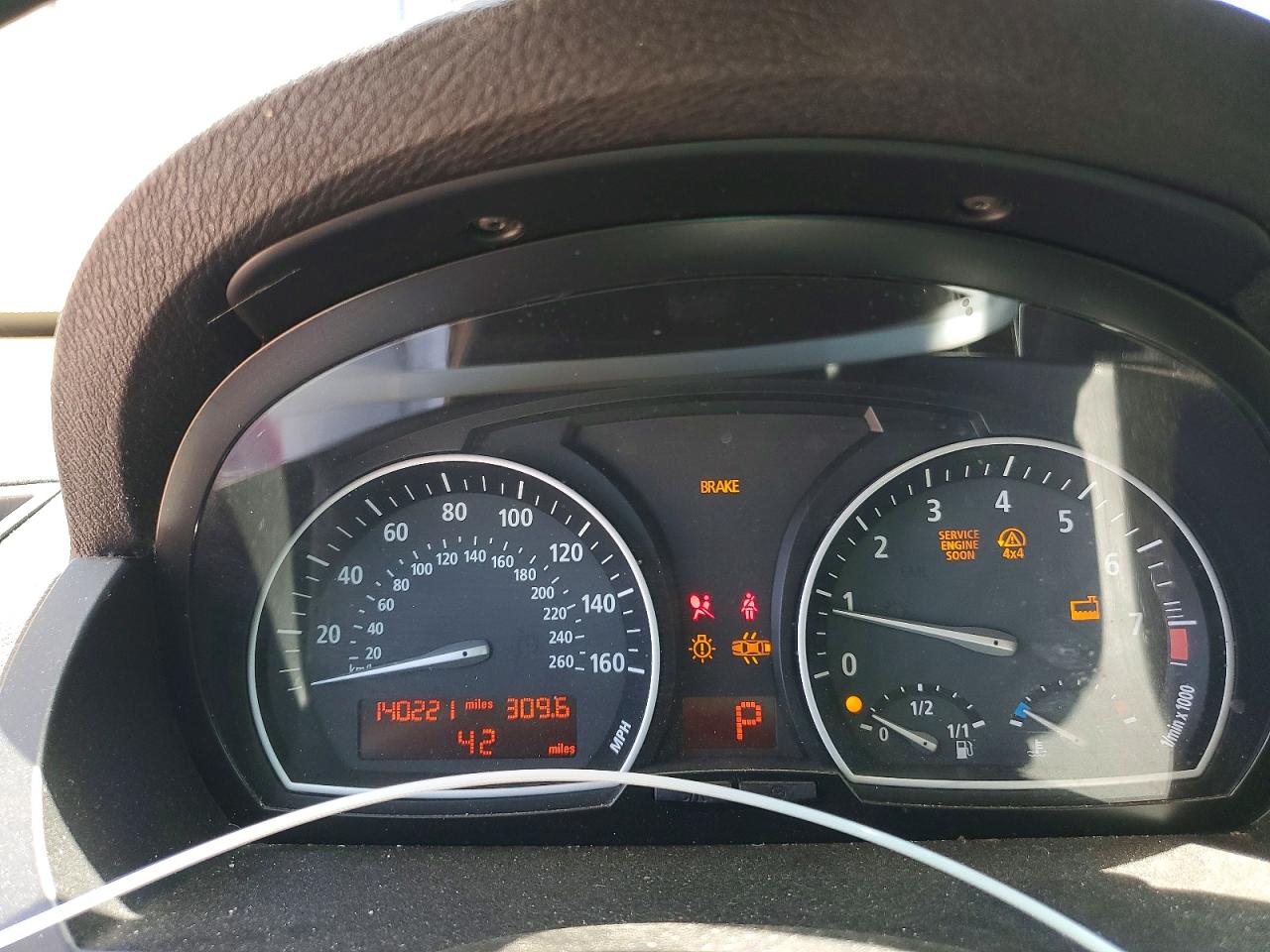 2008 Bmw X3 3.0si White vin: WBXPC93458WJ10224