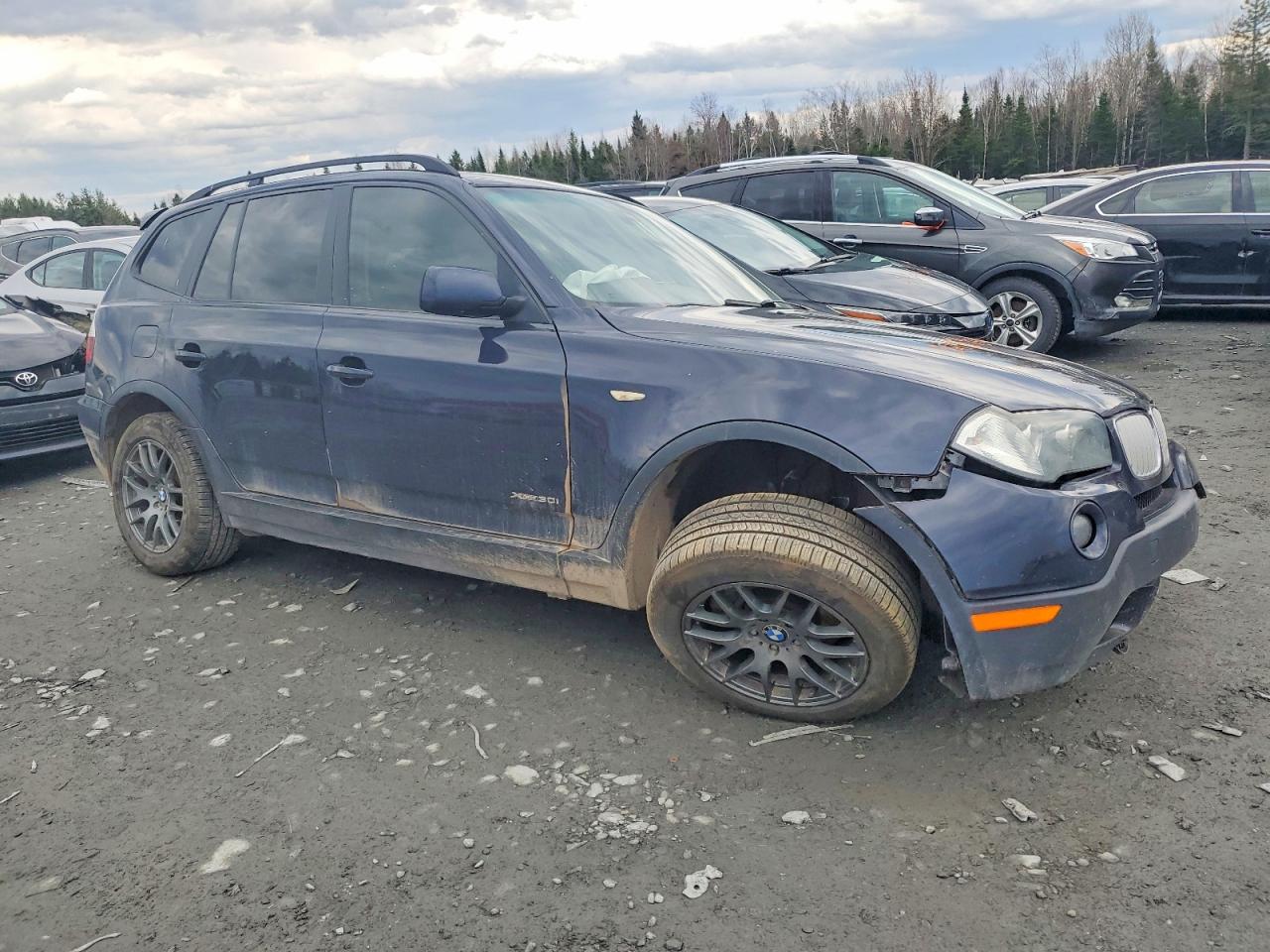 2009 Bmw X3 Sdrive30i Blue vin: WBXPC93459WJ25467