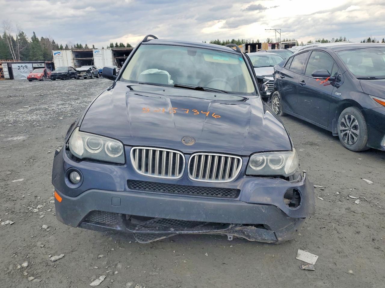 2009 Bmw X3 Sdrive30i Blue vin: WBXPC93459WJ25467