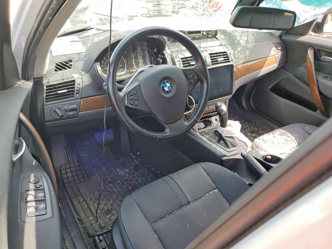 2009 Bmw X3 Xdrive30i White vin: WBXPC93459WJ27963