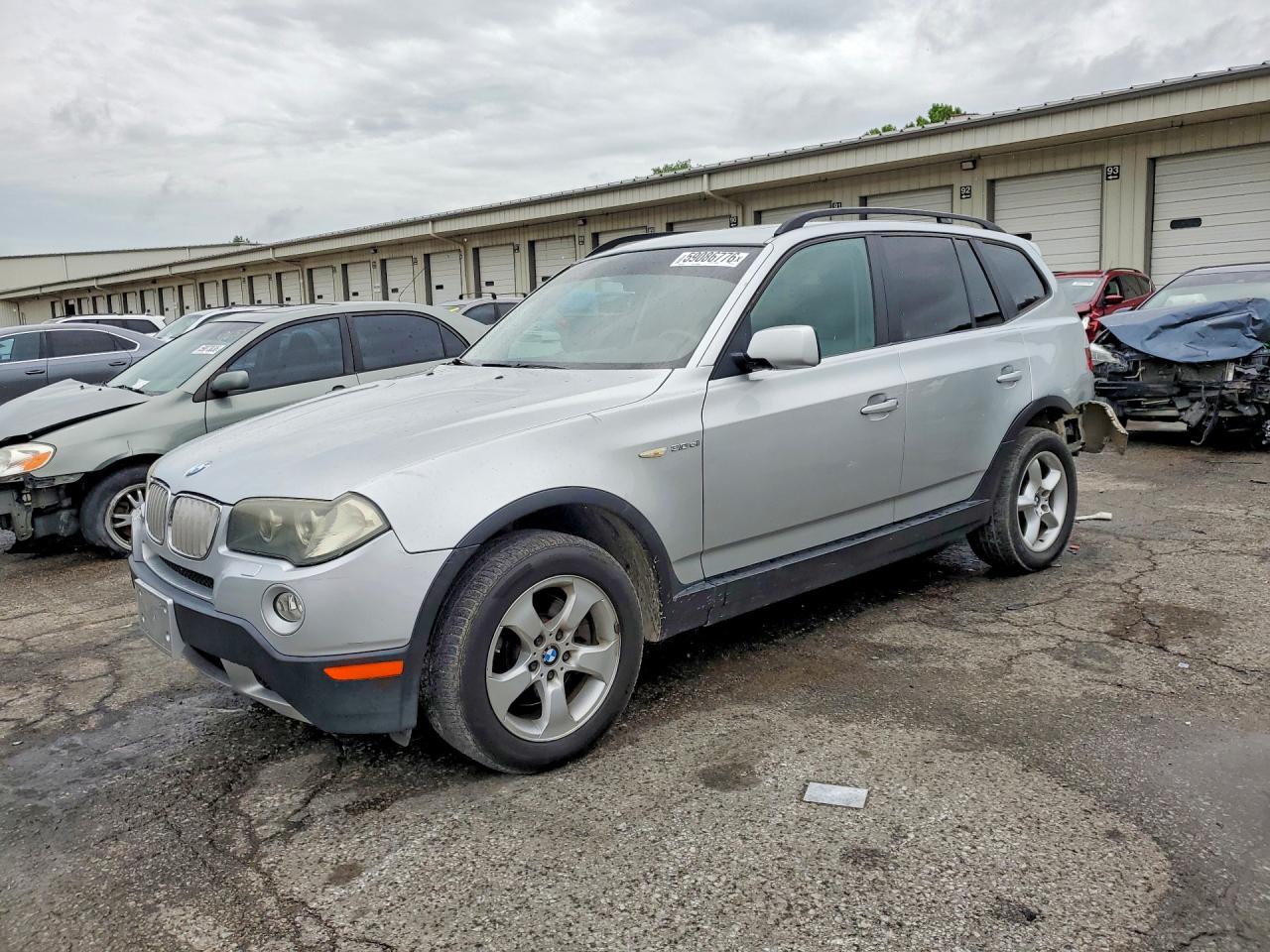 2007 Bmw X3 3.0si Silver vin: WBXPC93467WF04137