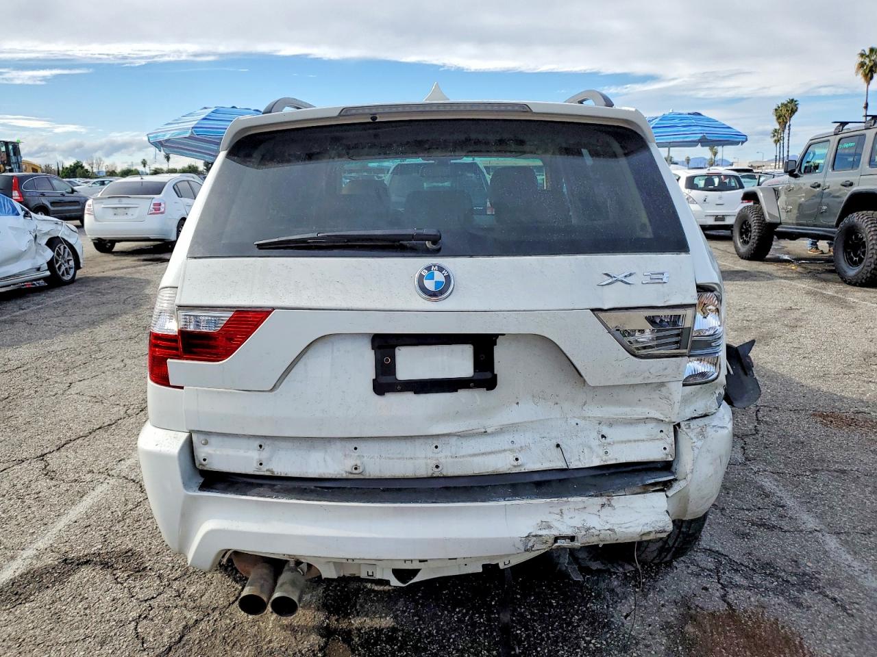 2007 Bmw Motorrad X3 White vin: WBXPC93467WF19768